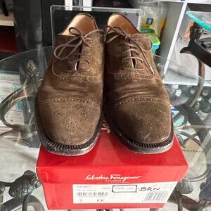 Salvatore Ferragamo/Suede/Brown/7EE [7-7.5]